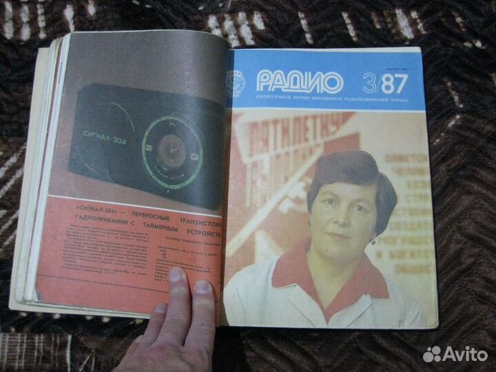 Подшивка журнала Радио за 1987 год