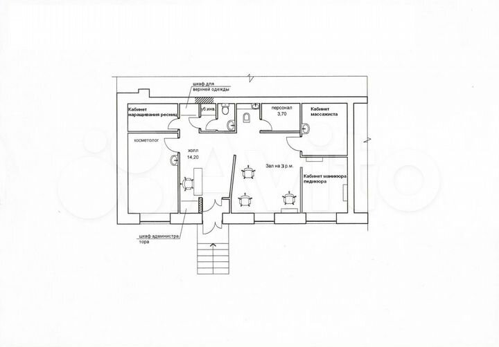 Торговое помещение, 70 м²