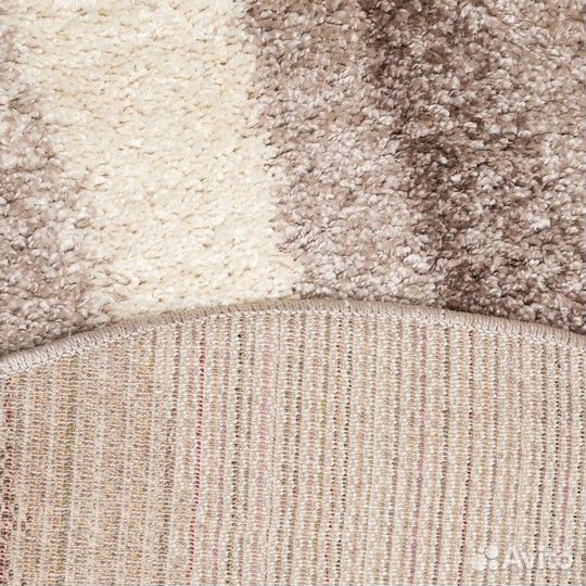 Ковёр Фризе 'Шегги' овальный, 100х200 см, 100 поли