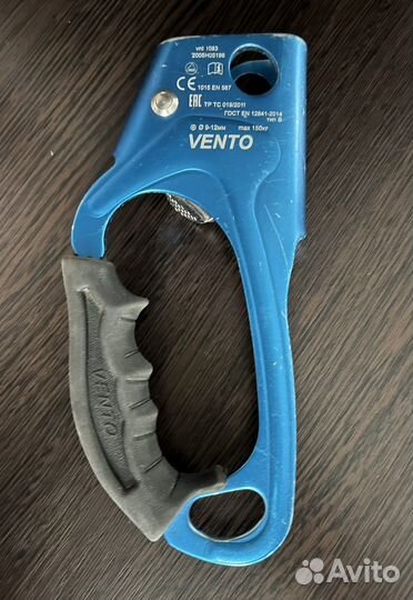 Верёвочный зажим венто (жумар)