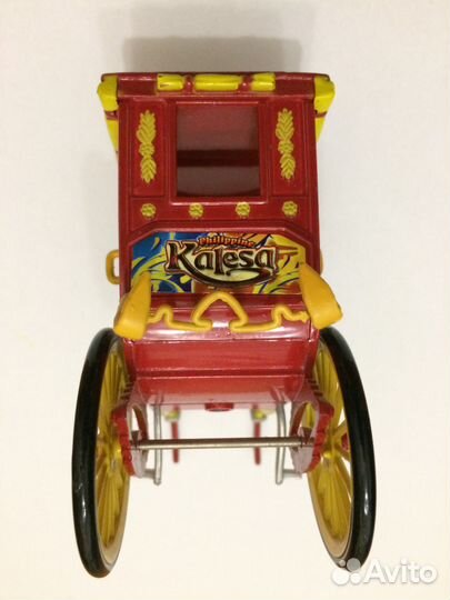 Модель повозки металл ретро