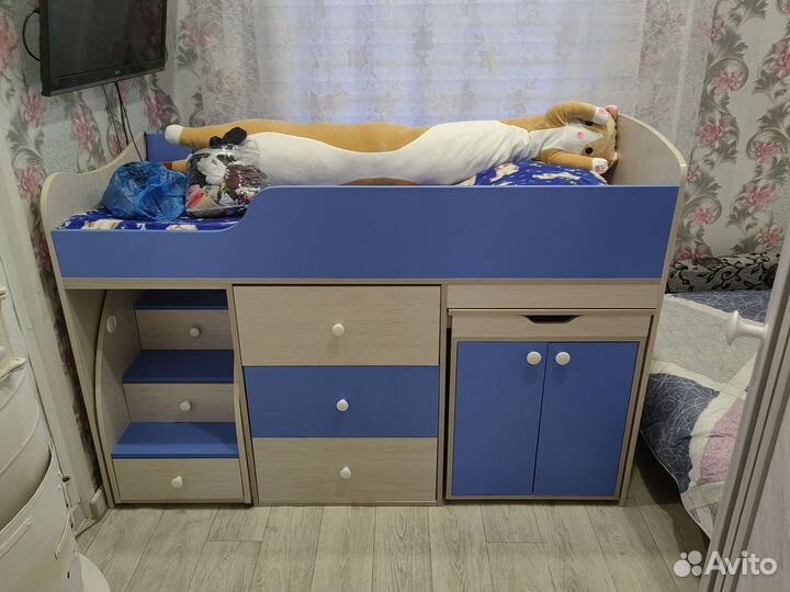 Детская кровать чердак