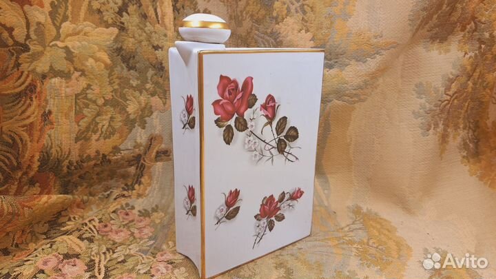 Фляжка, винтажная, виски, в форме книги, Бельгия