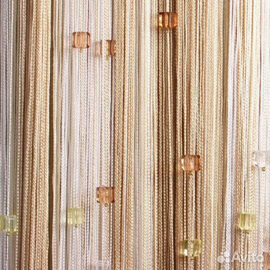 Шторы нити (кисея)