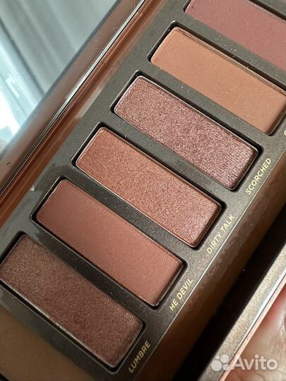 Палетка теней urban decay heat naked