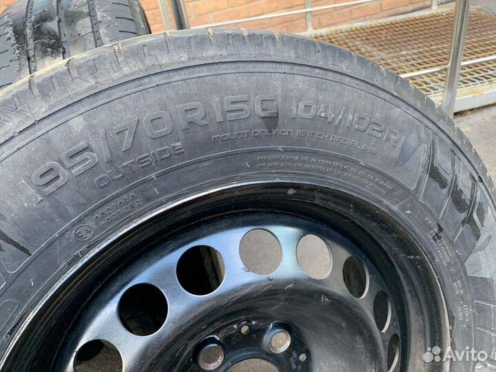 Колёса летние на Мерседес бенц r15 усиленные
