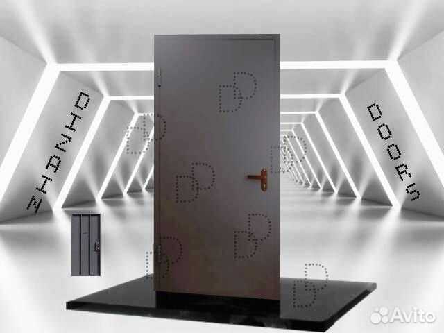 Простая тамбурная дверь металл