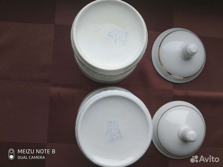 Сахарницы СССР Хайтинский фарфор