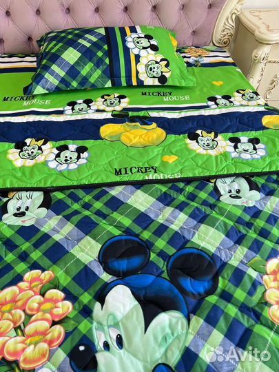 Белье постельное полуторка с одеялом