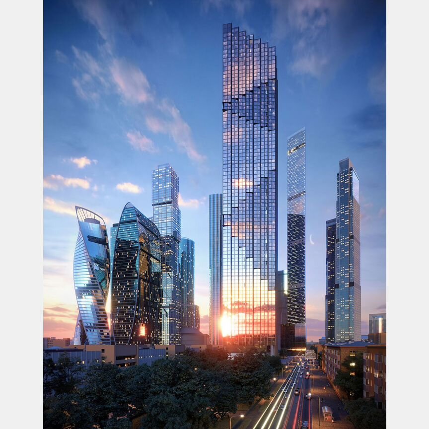 2-к. квартира, 96,8 м², 14/85 эт.