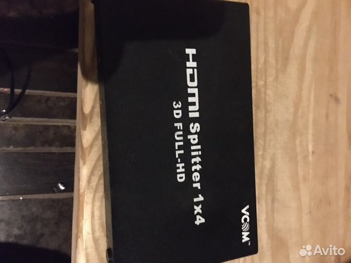 Hdmi сплиттер и 2 кабеля