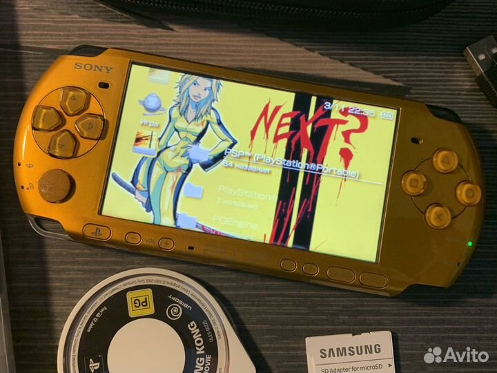Sony PSP 3000 Japan Bright Yellow (комплектом)