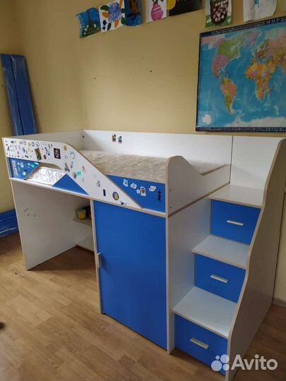 Детская кровать чердак