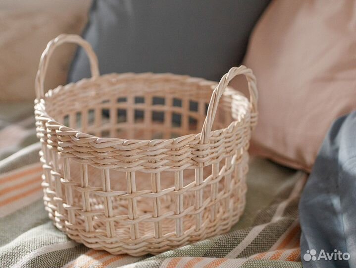 Корзина для пледов