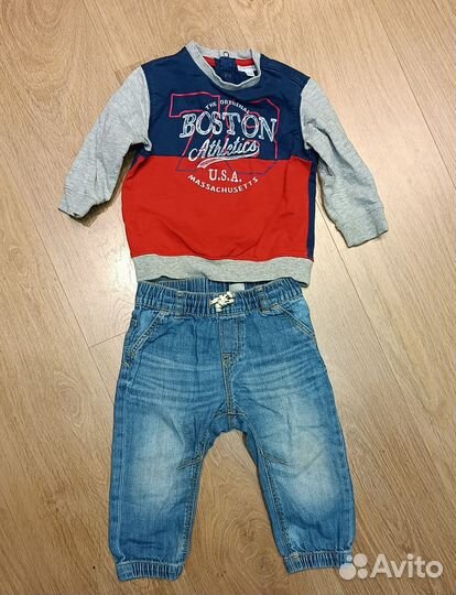 Вещи пакетом на мальчика 74 80 hm