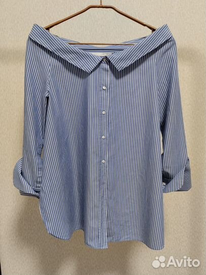 Блузка рубашка zara