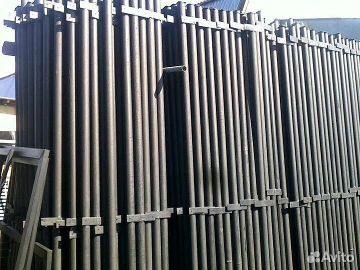Готовые новые столбы для забора металл с доставкой