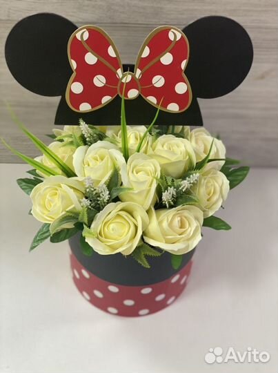 Букет из мыльных роз