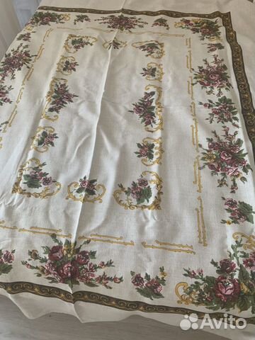 Скатерть льняная лён