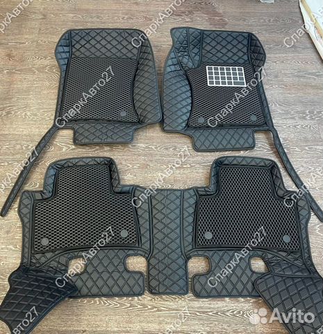 Коврики в салон 3D эко кожа с EVA Prado 150 RHD