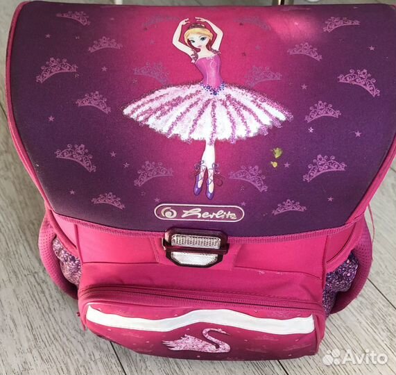 Ранец Herlitzм (ортопедическая спина) с пеналом