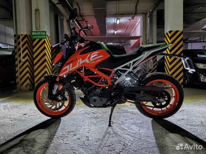 Беспробежный нэйкед байк KTM Duke 390 from Japan