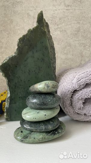 Нефритовые окатыши для стоун терапии