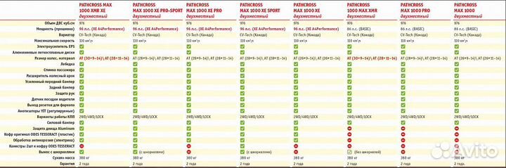 Квадроцикл aodes pathcross MAX 1000 XE двухместный
