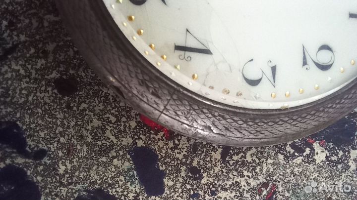 Часы антикварные Bonheur, серебро 1900 г