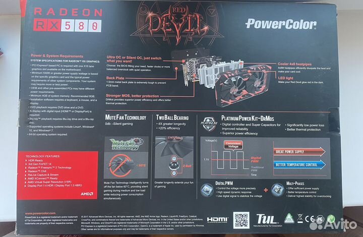 PowerColor Red Devil Radeon RX 580 8gb