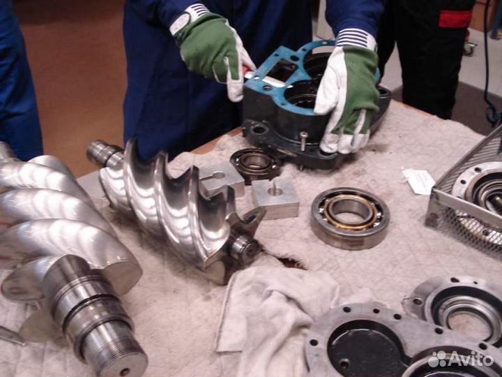 Обслуживание винтовых компрессоров