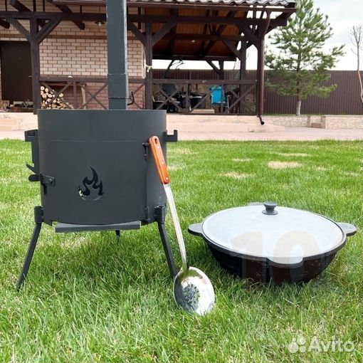 Чугунный казан 12-16 литров