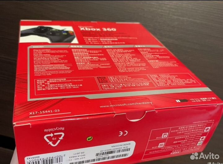 Xbox 360 геймпад джойстик проводной