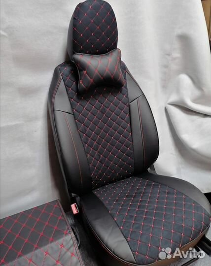 Чехлы на renault sandero алькантара франт