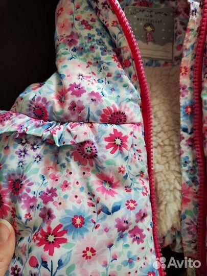 Жилетка/куртка на девочку утепленный mothercare