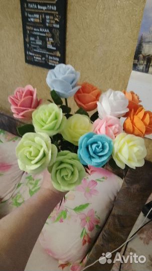 Роза из мыла