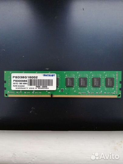 Оперативная память ddr2 1gb, 2gb и ддр3 8гб