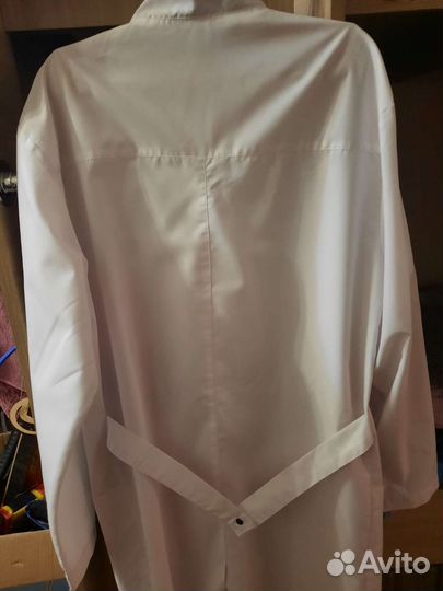 Белый медицинский халат размер 44 46