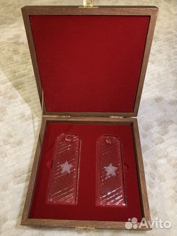 Погоны сувенирные хрустальные