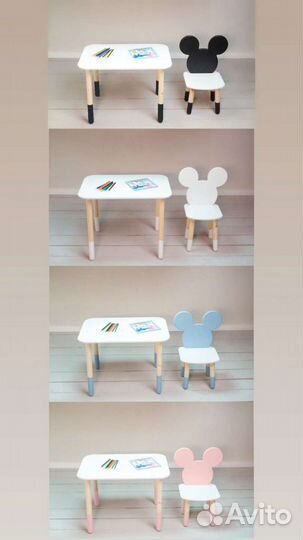 Детский стол и стульчик