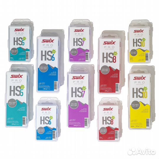 Парафин swix HS5 Turquoise -10C/ -18C, 900g