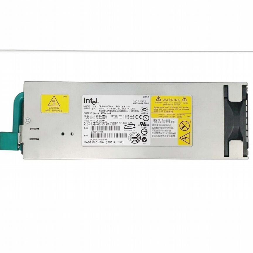 [DPS-450GB] Блок Питания Intel 450wt Dps-450gb A C20013-004