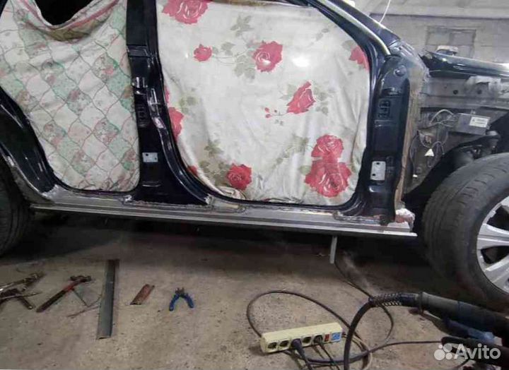 Пороги для Volkswagen Touareg 2002-2010 (GP)