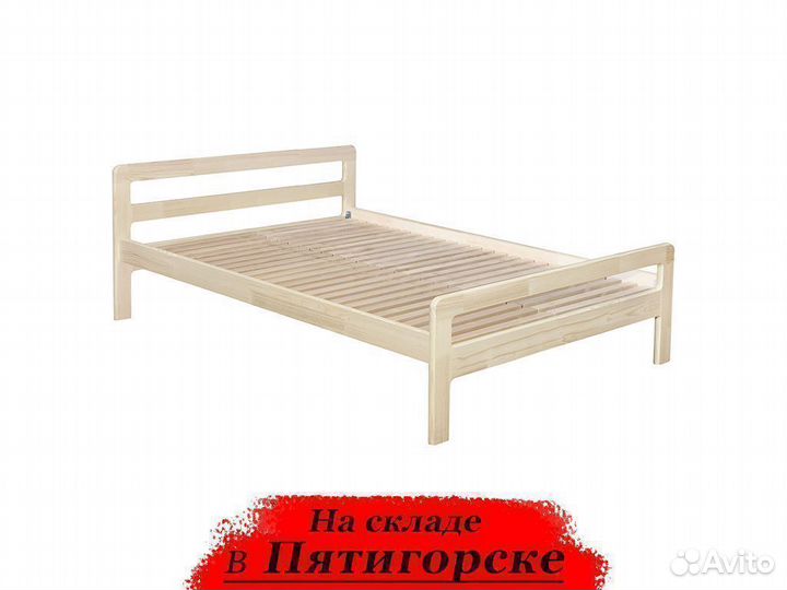 Кровать 120*200 из массива берёзы