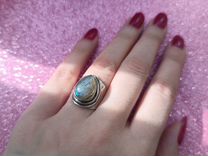 Серебряное кольцо 925 с лабрадором