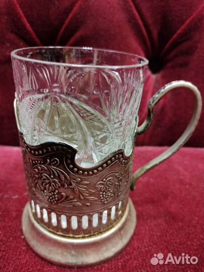 Подстаканник мельхиоровый СССР