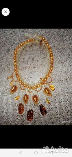 Украшения Колье из янтаря из 6 видов