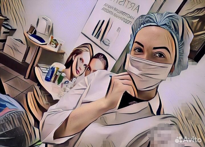 Чистка лица. Косметолог