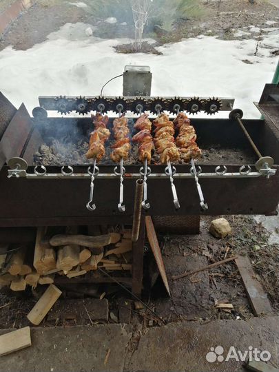 Электропривод для шампуров (Шампура самокруты)