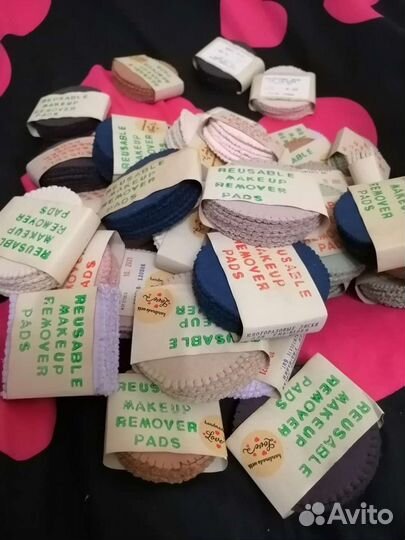 Многоразовые спонжи для умывания